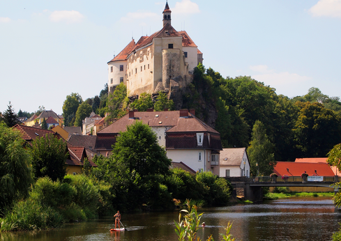 Blick auf Burg Raabs